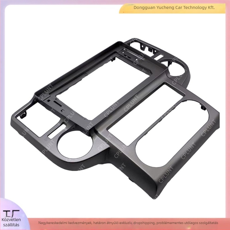 Nissan X-Trail és Qijun központi navigációs DVD keret – ABS+PC, modellek 2003–2007, tömeg 1 kg, származás Dongguan, Kína