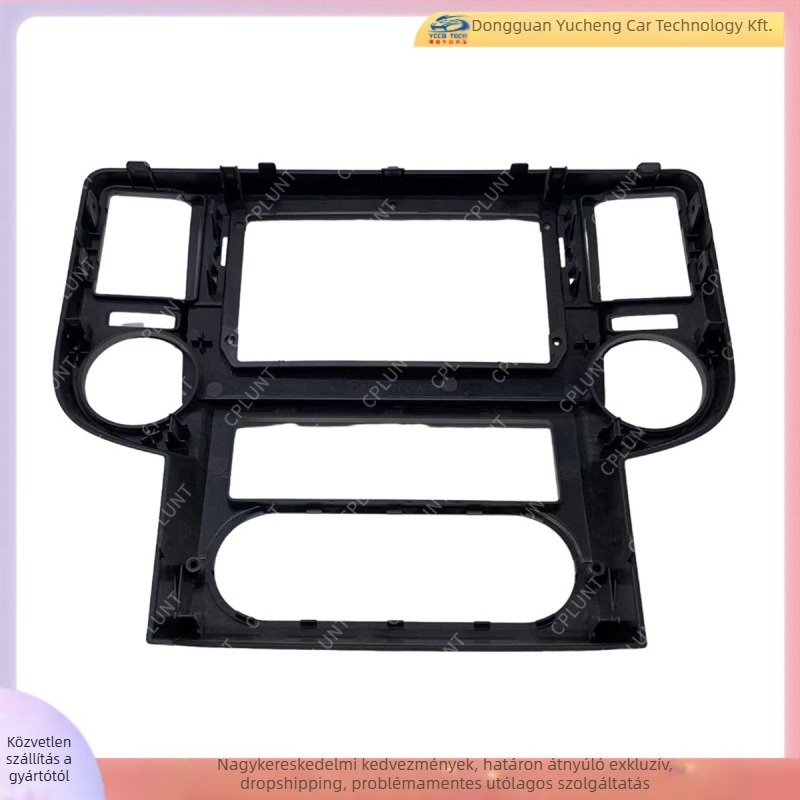 Nissan X-Trail és Qijun központi navigációs DVD keret – ABS+PC, modellek 2003–2007, tömeg 1 kg, származás Dongguan, Kína