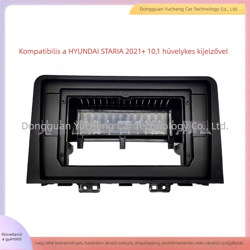 Hyundai Staria Android navigációs keret panel, ABS+PC, 2021+ hoz, tömeg 1 kg