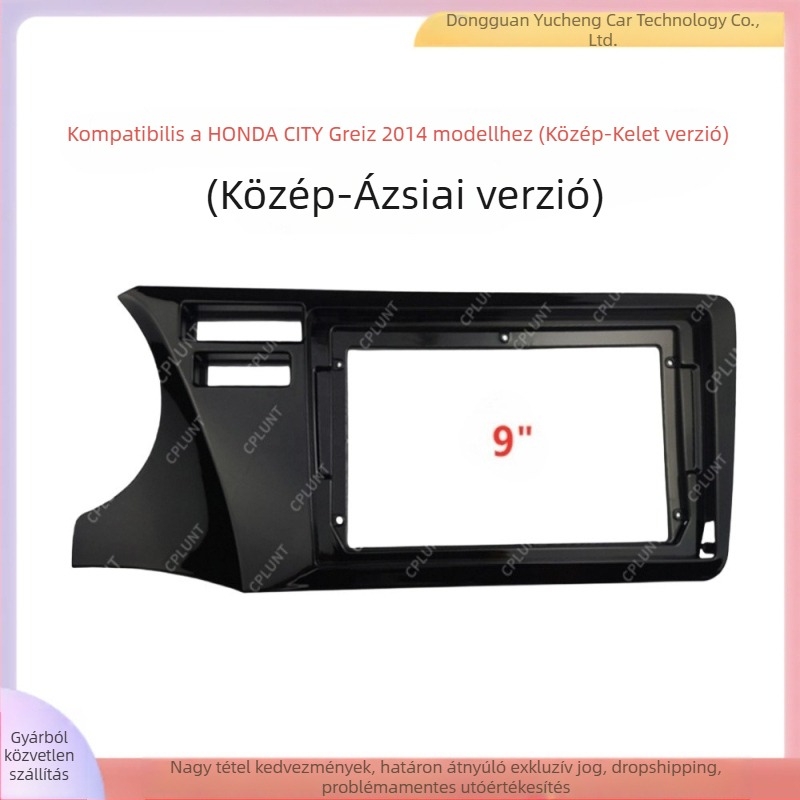 Android navigációs keret Honda City Greiz (2014) – ABS és PC, Cpzisng cplunt, 1,2 kg