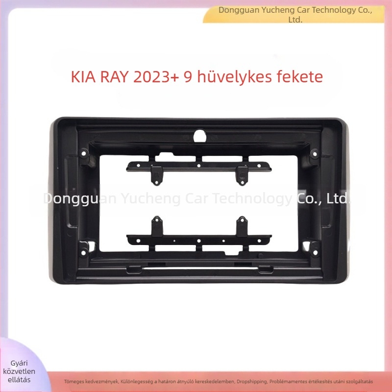 Android 9 hüvelykes navigációs keret Kia Ray-hez – DVD-módosító panel, sokoldalú keret készlet