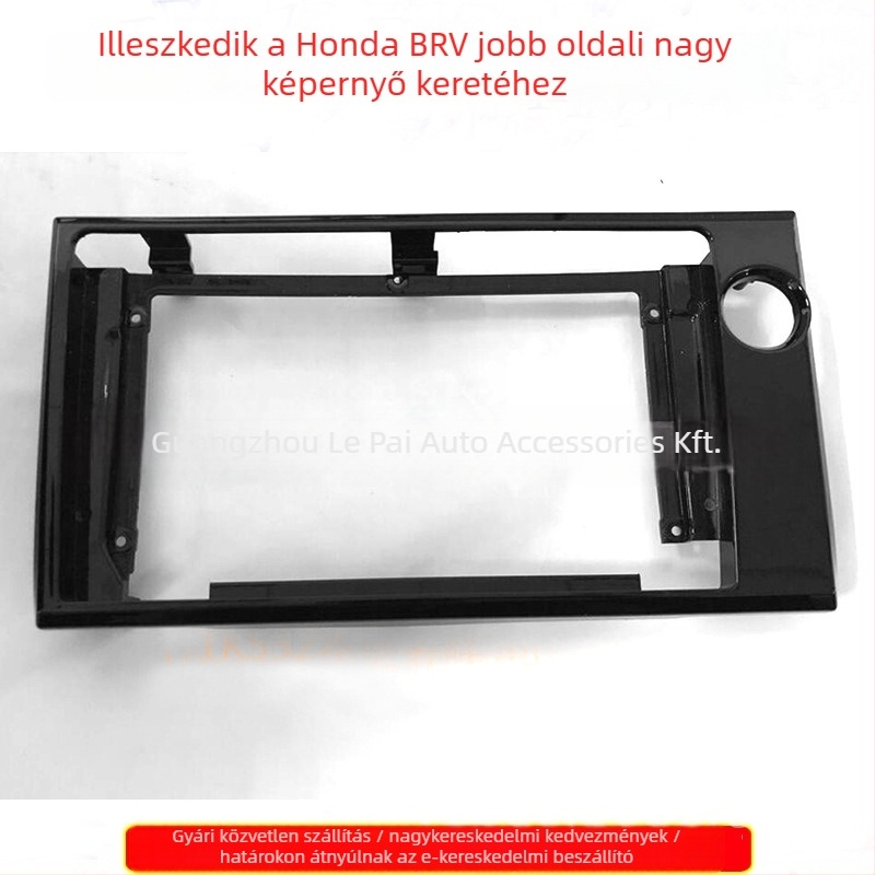 Android-alapú autó DVD központi vezérlő és navigációs panel 2017-es Honda BR-V-hez, műszerfalba illeszkedő keret