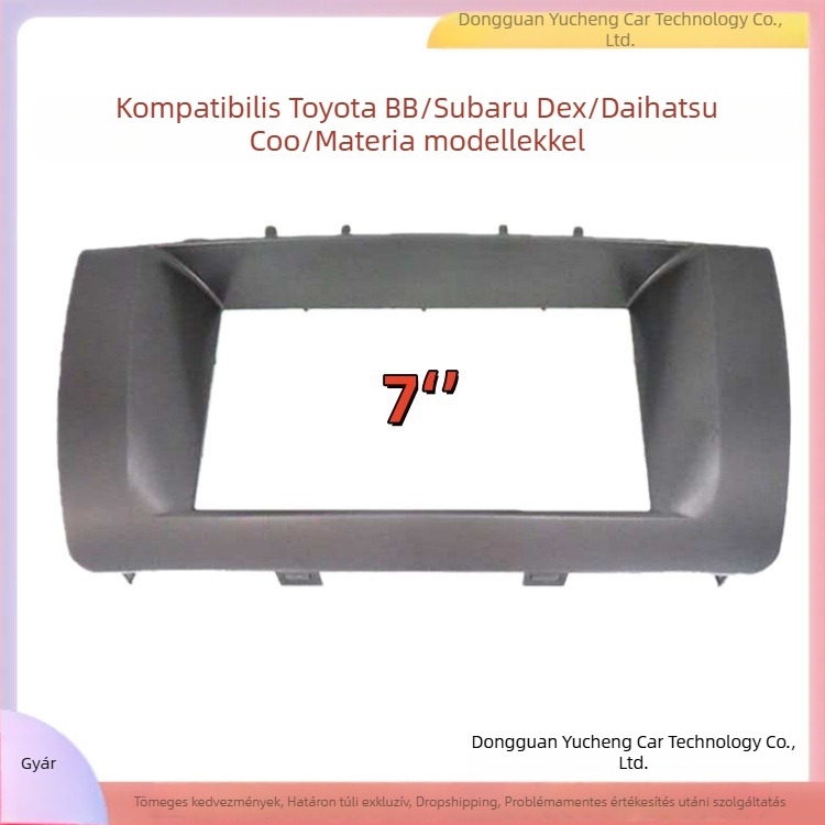 7 hüvelykes DVD navigációs keret panel a Toyota bB, Subaru Dex, Daihatsu Coo és Materia számára