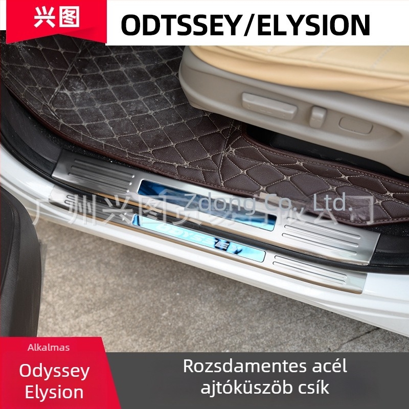 Honda Odyssey (2016–2022) Elyson rozsdamentes acél ajtó küszöb – belépő pedál