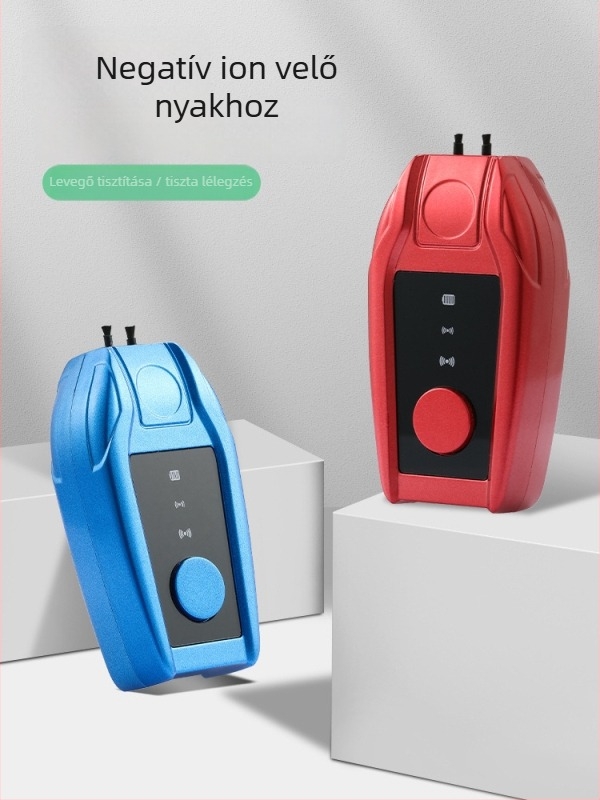 Nyakba akasztható hordozható levegőtisztító negatív ionokkal – alacsony zajszintű, USB-tápellátás, alkalmas 10㎡-ig