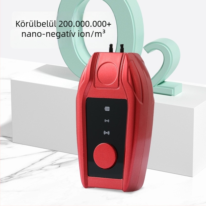 Nyakba akasztható hordozható levegőtisztító negatív ionokkal – alacsony zajszintű, USB-tápellátás, alkalmas 10㎡-ig