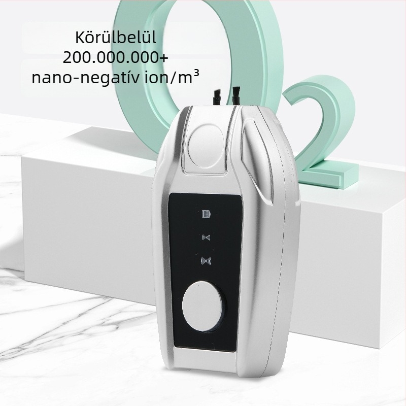 Nyakba akasztható hordozható levegőtisztító negatív ionokkal – alacsony zajszintű, USB-tápellátás, alkalmas 10㎡-ig