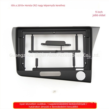 Android autó navigációs panel a Honda CR-Z-hez, 2010+ – 12V, műanyag, audió keret Peak