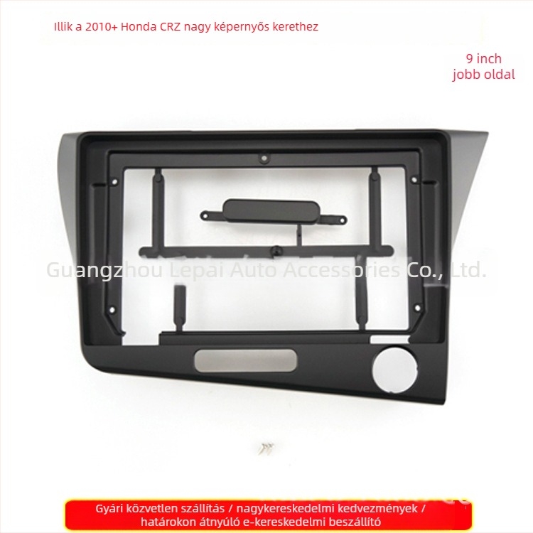 Android autó navigációs panel a Honda CR-Z-hez, 2010+ – 12V, műanyag, audió keret Peak