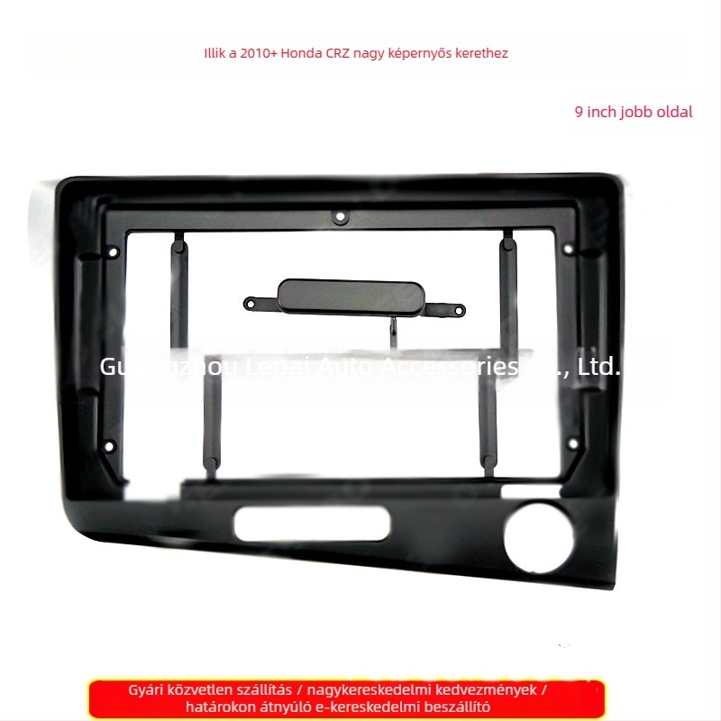 Android autó navigációs panel a Honda CR-Z-hez, 2010+ – 12V, műanyag, audió keret Peak