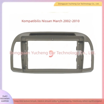 Android navigációs keret Nissan March 2002–2010 modellhez, ABS+PC panel, 1 kg