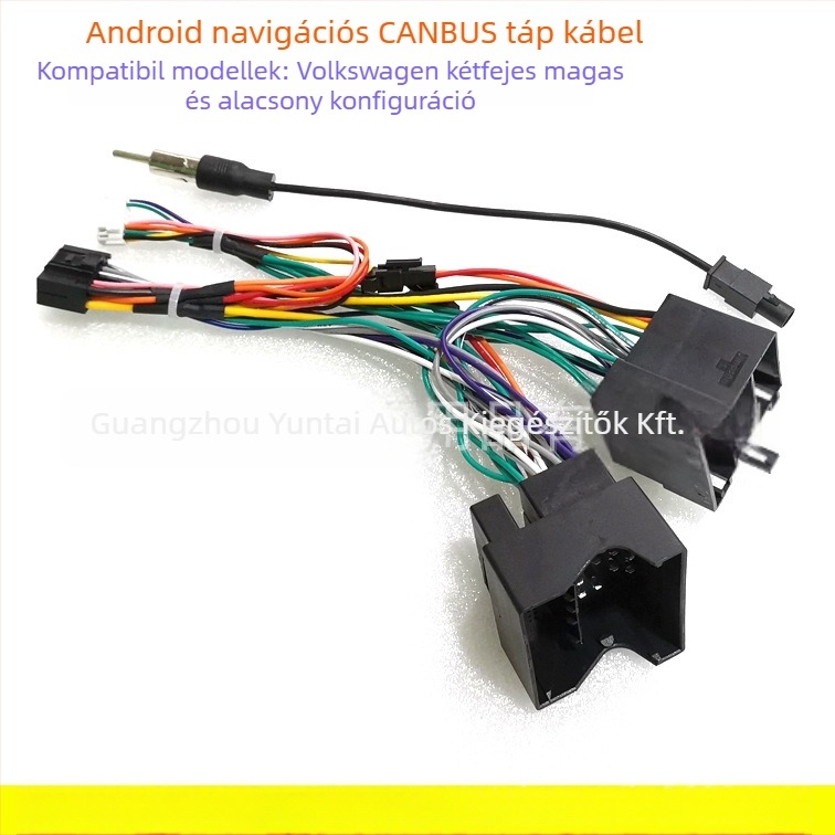 VW Android navigációs autóhifi kábeladapter 16P – VW-65, réz, 0,6 kg, audió módosítás
