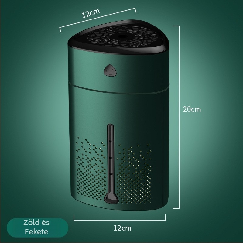 Háztartási párásító és levegőtisztító (Aromaterápia, USB-táplálás, asztali kivitel, 31–40 m², 1 ködkimenet)