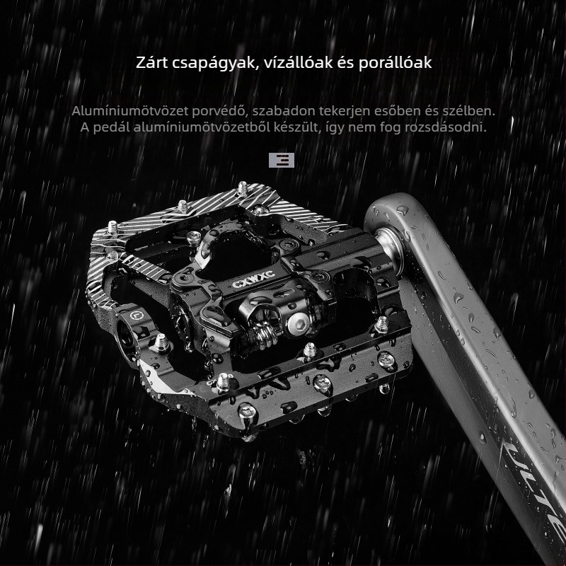 Alumínium ötvözetű kerékpár plat pedálok csapágyakkal, hegyi kerékpárhoz