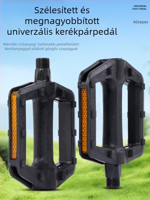 Hegyi kerékpár pedálok, műanyag PP, modell J/t/002, termékkód 002, kompatibilis kerékpárokkal