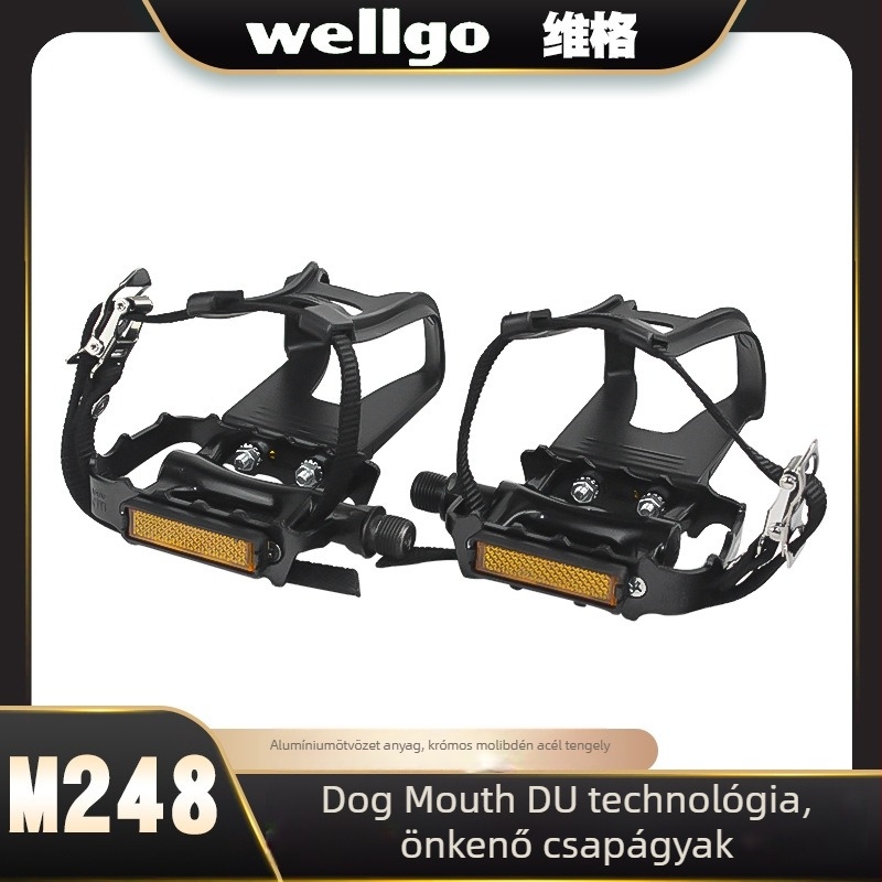 Wellgo M248 Dog Mouth Pedál - Alumínium Ötvözet - Flying Carhoz