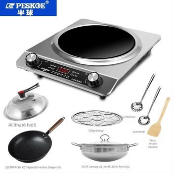 Hemisferikus konkáv indukciós főző – All-in-One készlet, 4500W, márka Peskoe/hemisphere, származás: Egyéb, fő értékesítési terület: Egyéb