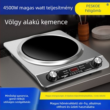 Hemisferikus konkáv indukciós főző – All-in-One készlet, 4500W, márka Peskoe/hemisphere, származás: Egyéb, fő értékesítési terület: Egyéb