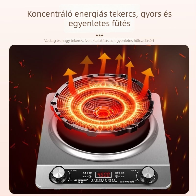 Hemisferikus konkáv indukciós főző – All-in-One készlet, 4500W, márka Peskoe/hemisphere, származás: Egyéb, fő értékesítési terület: Egyéb