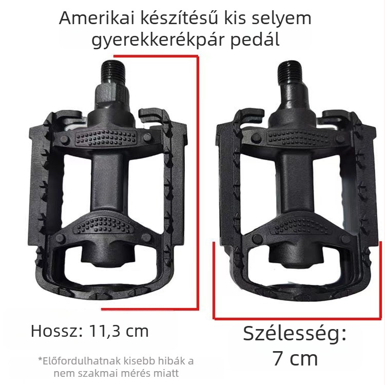 Testreszabható pedálplatform hegymászó és gyerek kerékpárokhoz — műanyag, 0465-ös modell