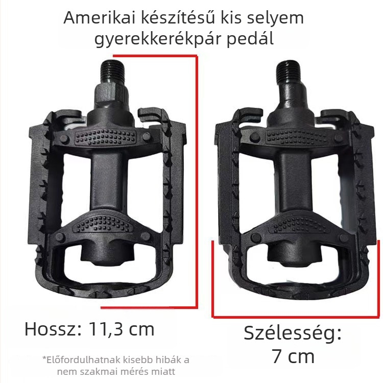 Testreszabható pedálplatform hegymászó és gyerek kerékpárokhoz — műanyag, 0465-ös modell