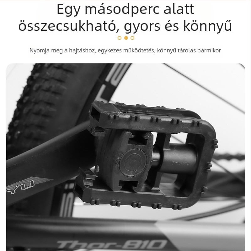 CUAKEX 149 Összecsukható kerékpárpedálok, műanyag nylonnal, minden modellhez kompatibilis