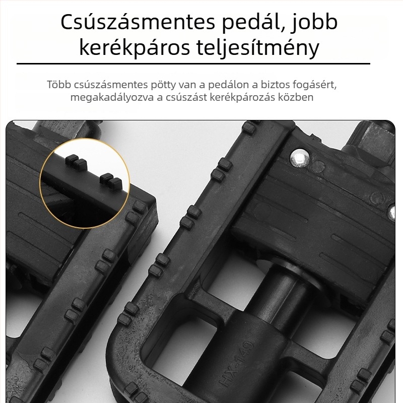 CUAKEX 149 Összecsukható kerékpárpedálok, műanyag nylonnal, minden modellhez kompatibilis