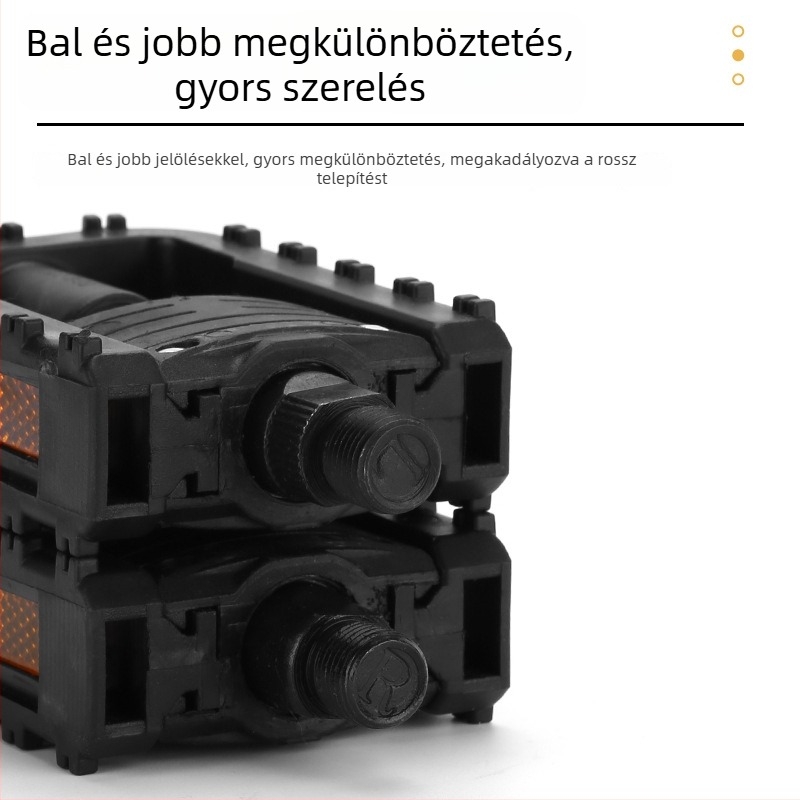 CUAKEX 149 Összecsukható kerékpárpedálok, műanyag nylonnal, minden modellhez kompatibilis