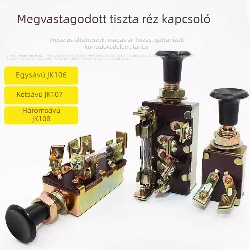 Univerzális kézzel húzható fényszóró kapcsoló traktorokhoz JK106 JK107 JK108