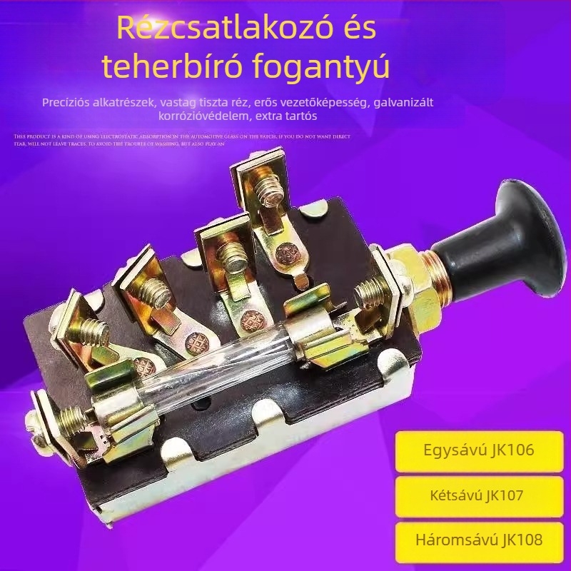 Univerzális kézzel húzható fényszóró kapcsoló traktorokhoz JK106 JK107 JK108