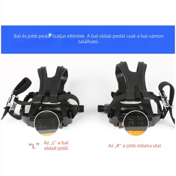 Nylon pedál szíj kerékpárokhoz, MTB- és országúti kerékpárokhoz, modell DGZJT, MEIJUN/Charming Colt