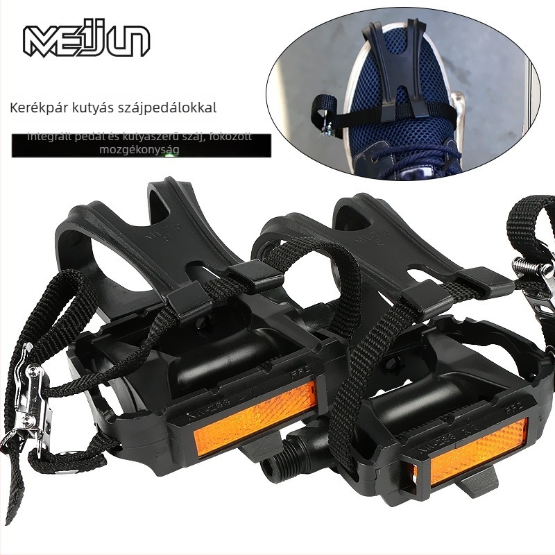 Nylon pedál szíj kerékpárokhoz, MTB- és országúti kerékpárokhoz, modell DGZJT, MEIJUN/Charming Colt