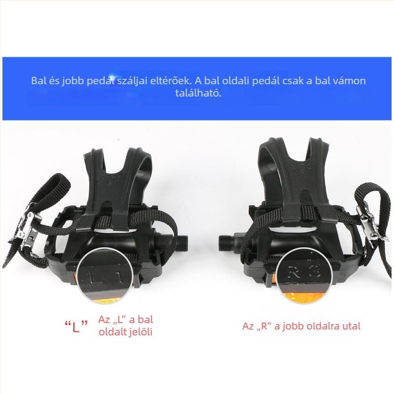 Nylon pedál szíj kerékpárokhoz, MTB- és országúti kerékpárokhoz, modell DGZJT, MEIJUN/Charming Colt