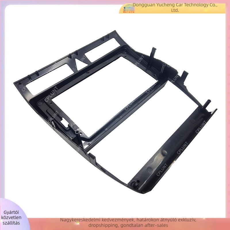 Audi A6 S6 RS6 C5 C6 középső navigációs panel kerettel (ABS+PC; kompatibilis évek: 1997–2006; súly: 1 kg)