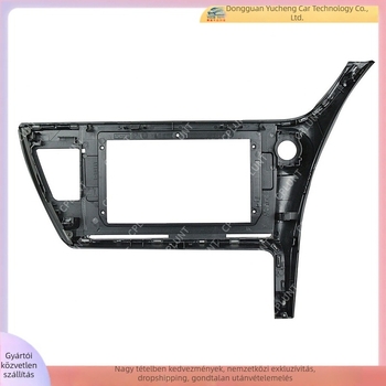 Toyota Corolla (2017+) navigációs keret, ABS+PC anyag; tömeg 1 kg; tápellátás: Egyéb; teljesítmény: Egyéb