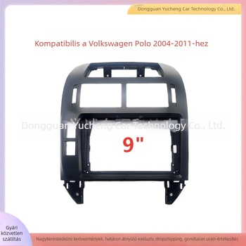 Android autó navigációs keret a VW Polo rádiópanelhez - ABS+PC, kompatibil a VW Polo 2004–2011, tömeg 1 kg