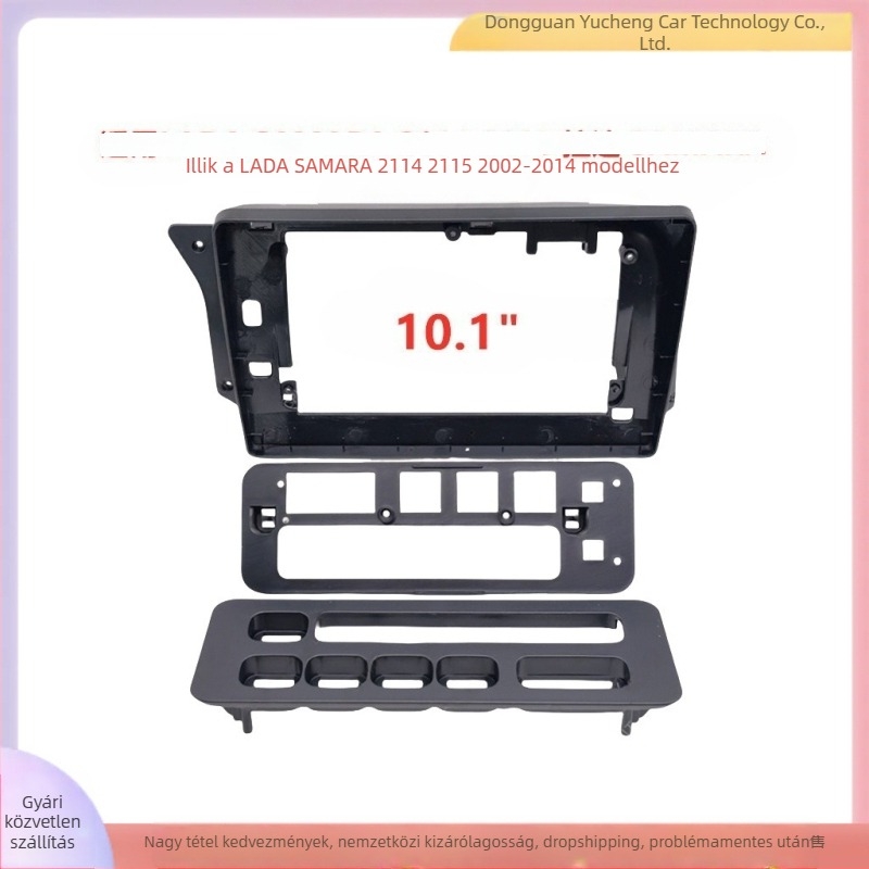 Lada Samara 2114/2115 központi navigációs DVD keretpanel – ABS+PC, 400 g