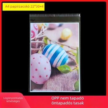 OPP öntapadós tasak 12x17, ékszerek csomagolására szolgáló átlátszó paróka-záró tasak, hosszú műanyag tasak