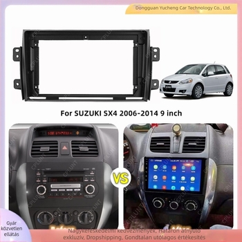 Suzuki SX4 Tianyu középkonzol DVD navigációs keret – ABS+PC, 1 kg, kompatibil a 2006–2014 évjáratú modellekkel
