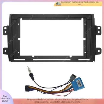Suzuki SX4 Tianyu középkonzol DVD navigációs keret – ABS+PC, 1 kg, kompatibil a 2006–2014 évjáratú modellekkel