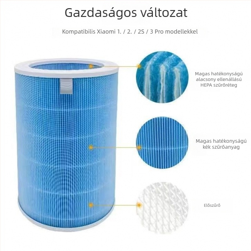 DIY antibakteriális beltéri levegőtisztító M2, 5-szűrős rendszerrel, formaldehid eltávolítására, köd és passzív dohányzás ellen