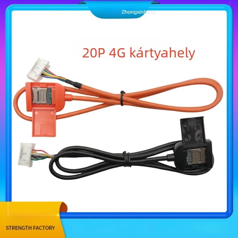 Android navigációs kábelköteg 4G SIM slottal és 20P csatlakozóval; réz anyag; Yufa márka; Android univerzális kompatibilitás; súly 0.2 kg
