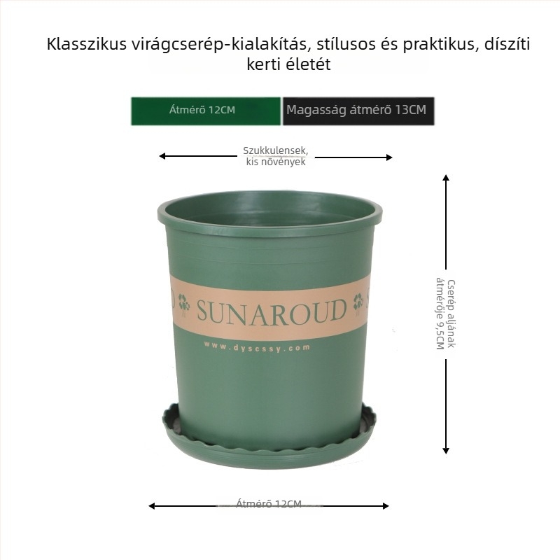 Műanyag galon virágtartó, vastag falú, magas kivitelű zöld növényekhez, kreatív dizájn Pothos, rózsa és sukulentok számára, gyökérkontroll