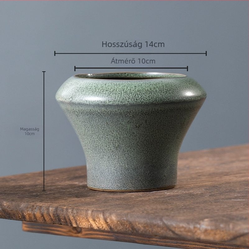 Kerámiából készült orchidea virágcserép, padlón álló kivitel, korrózióálló, modern kínai stílus, otthoni kertészkedéshez