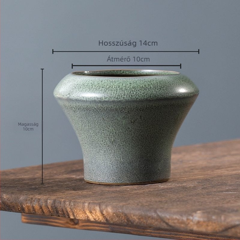 Kerámiából készült orchidea virágcserép, padlón álló kivitel, korrózióálló, modern kínai stílus, otthoni kertészkedéshez