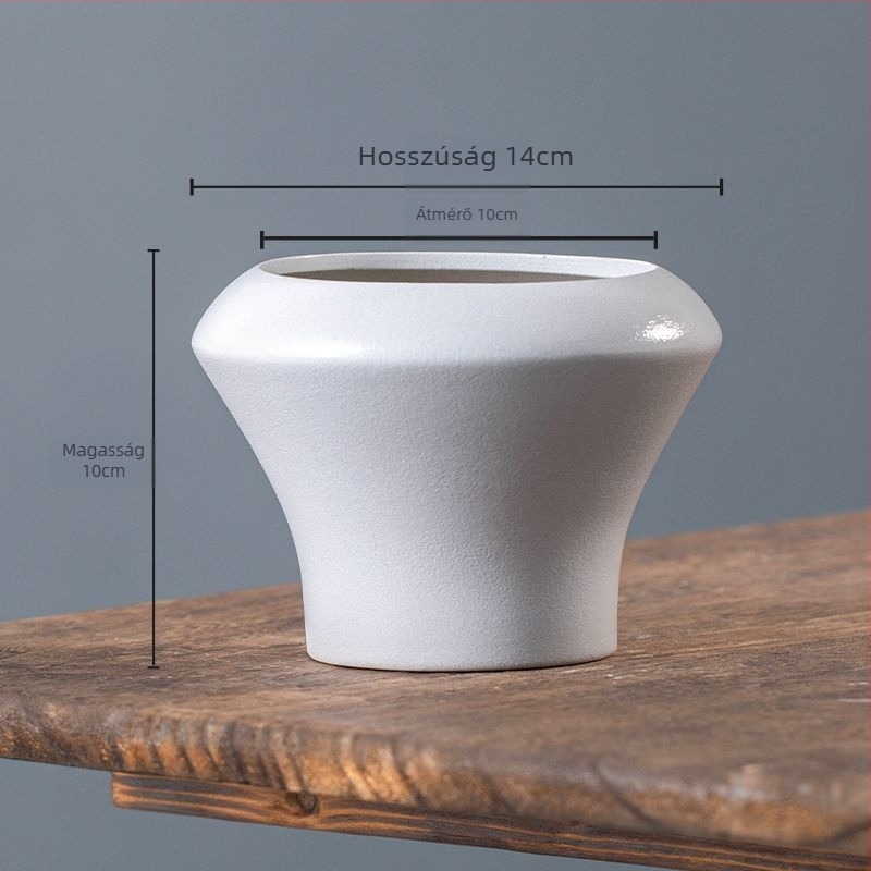 Kerámiából készült orchidea virágcserép, padlón álló kivitel, korrózióálló, modern kínai stílus, otthoni kertészkedéshez