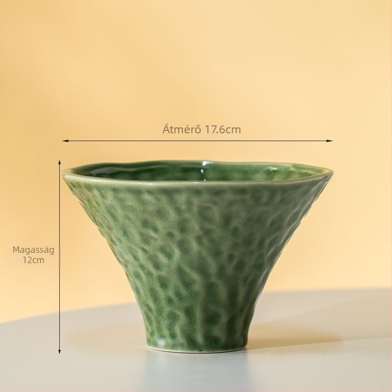 Kerámiából készült orchidea virágcserép, padlón álló kivitel, korrózióálló, modern kínai stílus, otthoni kertészkedéshez
