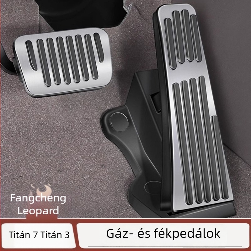 Fangchengbao Titanium 7 Titanium 3 gázpedál és fékpedál belső csúszásmentes dekoratív kiegészítői, fúrás nélkül