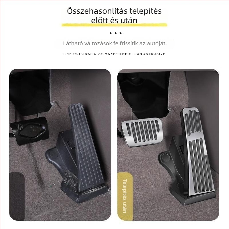 Fangchengbao Titanium 7 Titanium 3 gázpedál és fékpedál belső csúszásmentes dekoratív kiegészítői, fúrás nélkül