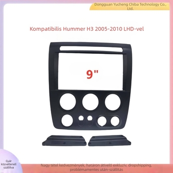 Android központi navigációs keret Hummer H3-hoz – ABS+PC, Kompatibilis H3 (2005–2010), Súly 300 g